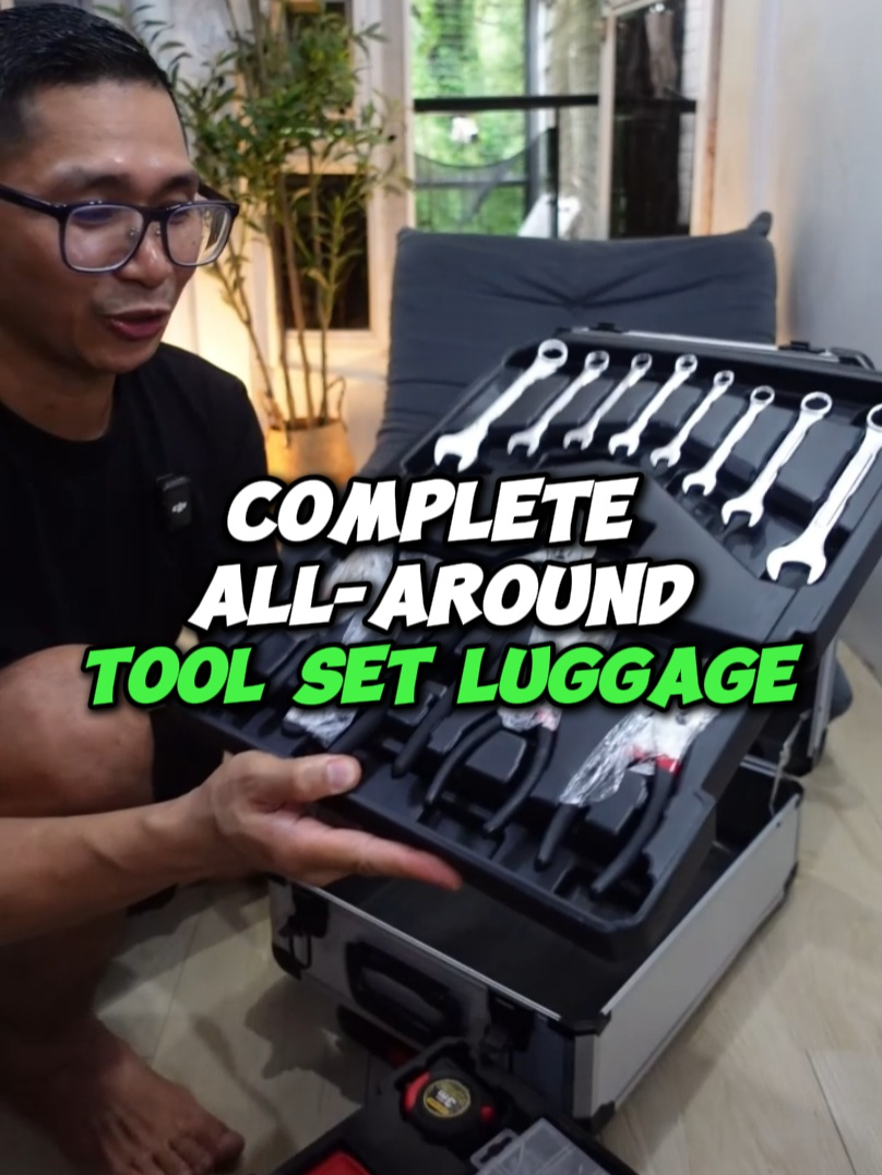 Hindi Na Maghahanapan, Kasi Isang Lalagyan Nalang Complete Toolset Luggage 187 PCS #toolset #luggage #minimalist #homecarefinds #diyrepair #mechanic #homerepair #carrepair #toolbox