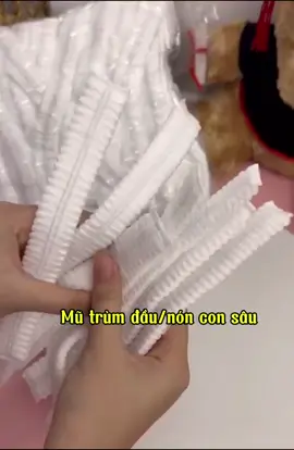 #Mũ trùn đầu y tế/Nón con sâu co dãn tốt#bachhoalami#xuhuongtiktok  #bachhoalami