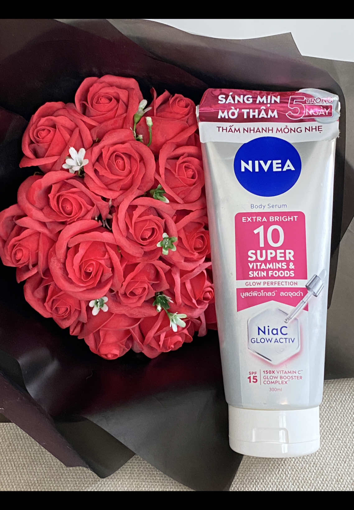Sữa dưỡng thể sáng da 150x Nivea chính hãng #TikTokAwardsVN #gocnhonaycua_link #lamdep #duongdabody #nivea 