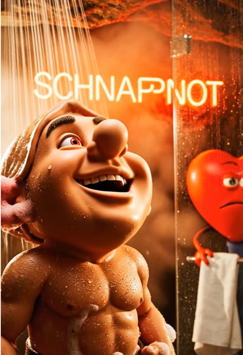 Guten Morgen ☕️🚿Wer von euch singt auch unter der Dusche? 🫵🦾🥰#dusche #singen #lustig #humor #schnappnot 