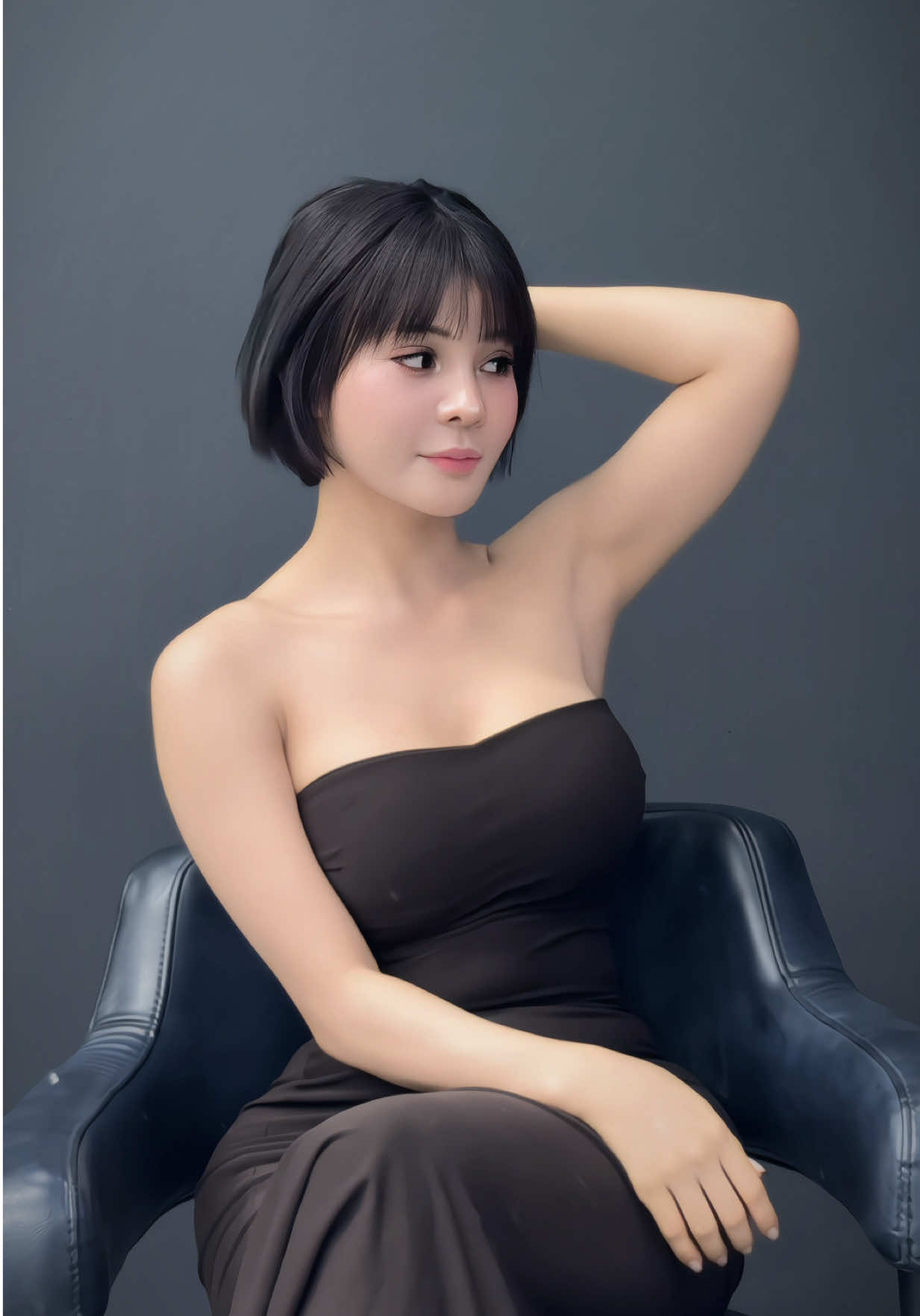 Tóc ngắn pixie mái mưa / duỗi phồng cụp nhẹ tự nhiên #khôihair #tócngắnđẹp #pixiecut #duỗiphồng #trendyhair2025