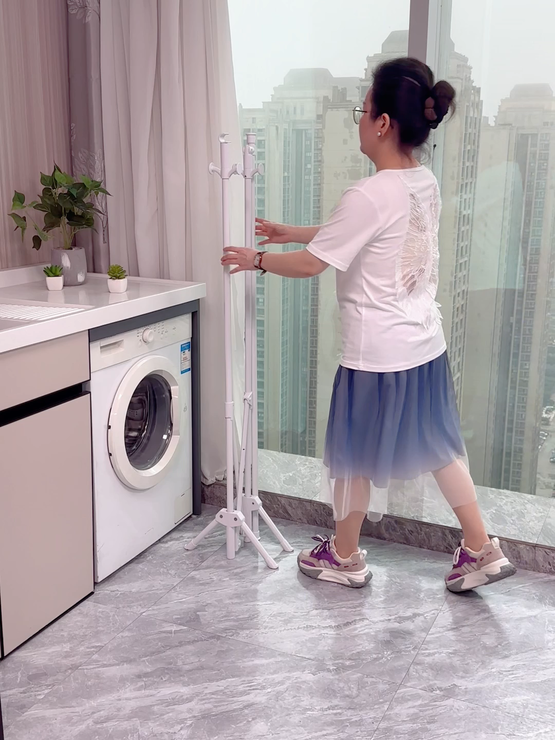 Deliver directly to from China Malaysia and Phillippines store available now Fashion design carbon steel high quality foldable clothes hanging drying rack #fyp #clothesdryingrack #clothesrack #homestorage #clotheshangers #metalhangers #dieyuanhouseware #wallmountedclothrack #foldabledryingrack #foryou