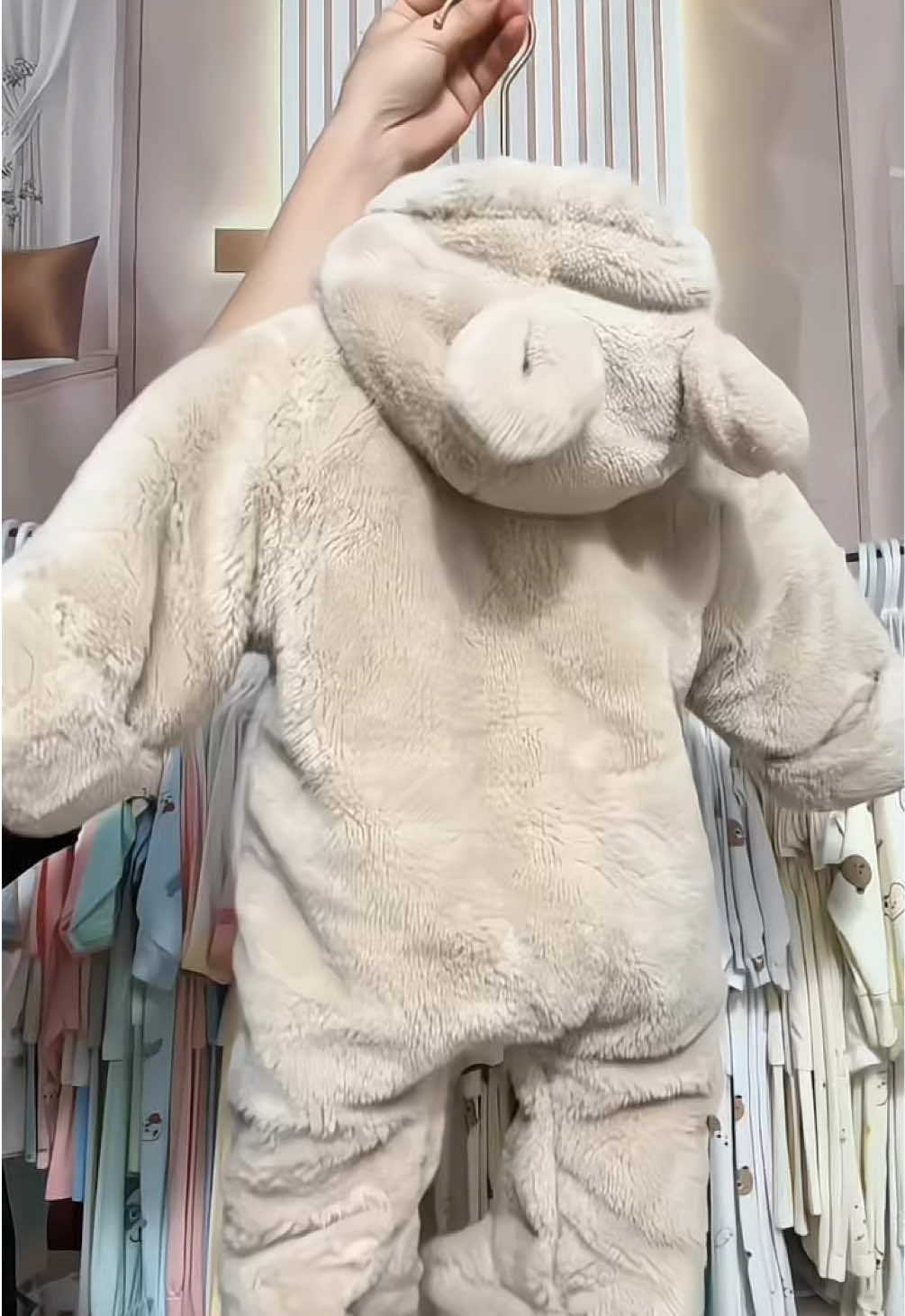 Body ủ bông siêu ấm cho bé #xuhuong #dososinh #bodysuit #quanaotreem #bodylongcuu 