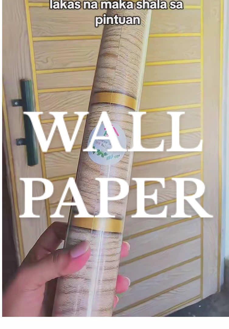 #wallpaperrecommendations #woodwallpaperfordoor #diydoorwallpaper #adhesivewallpaper #wallpaperdesign 
