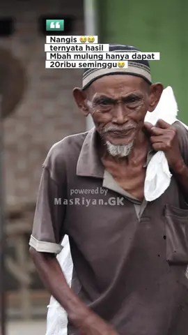 ❗️OPEN DONASI❗️ Rek Donasi di BIO Lansia 80 tahun bekerja sebagai pemulung penghasilan 20ribu/minggu makan cuma nasi campur garam😭 Mulai 10k yuk bantu mbah sirman #ayah #pejuangnafkah #donasi #masriyan #fyp 
