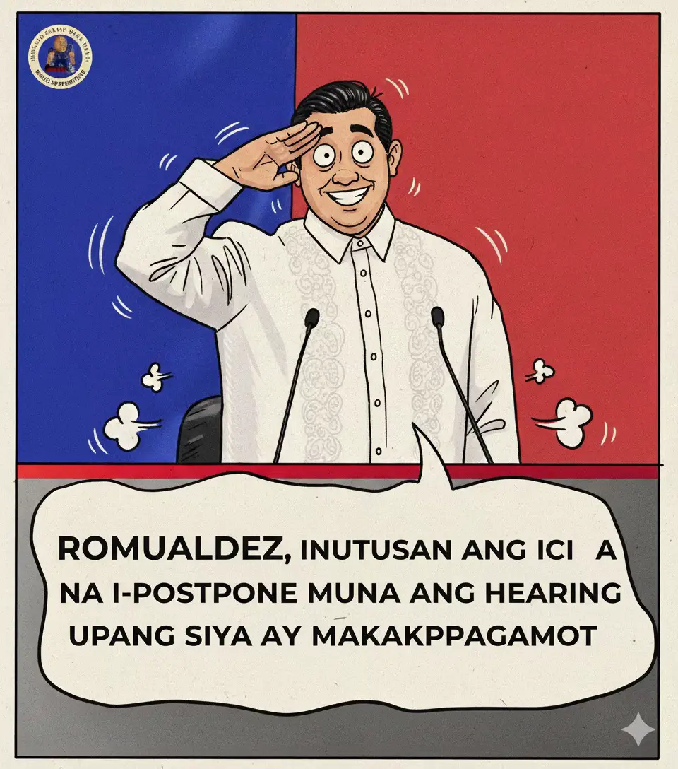 Rep. Martin Romualdez ordered the Independent Commission for Infrastructure (ICI) to postpone his hearing as he undergoes a medical procedure. The ICI agreed and will announce the new schedule soon.  Mga utusan lang pala itong ICI😂😂😂😤😤 kaya walang kwenta imbestegasyon nila ehh #Corruption #Philippines #speaker #ICI 