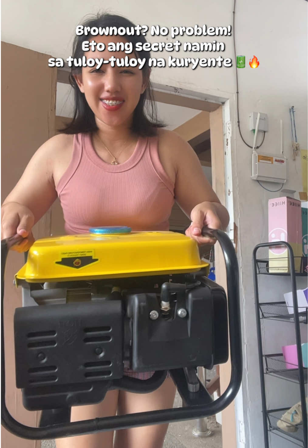 Pag may generator ka, di ka na kabado sa brownout! 😎 #generator #brownout #powergenerator #gasolinegenerator 