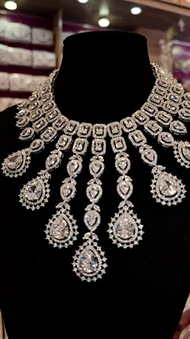 Silver Crystal Choker✨️ For orders, drop a mesaage on 58066636 (Whatsapp). #fyp #JewelryTrend #mru🇲🇺 