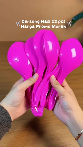 Centong nasi isi 12 pcs awet, kokoh, dan murce ✨ #centongnasi #centongnasi12pcs 