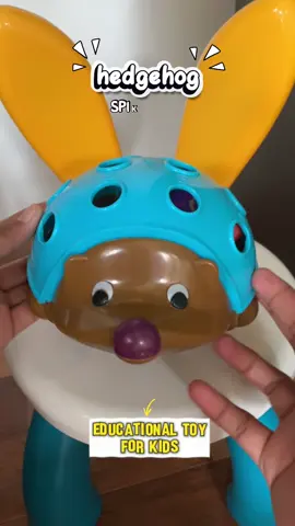put it in put it in put it in🎶🎶🎶 this toy if perfect for your toddler, it will help their development, it has different colors and numbers.... HEDGEHOG toy for kids #toysforkids #kidstoy #hedgehog #educationaltoys #montessori 
