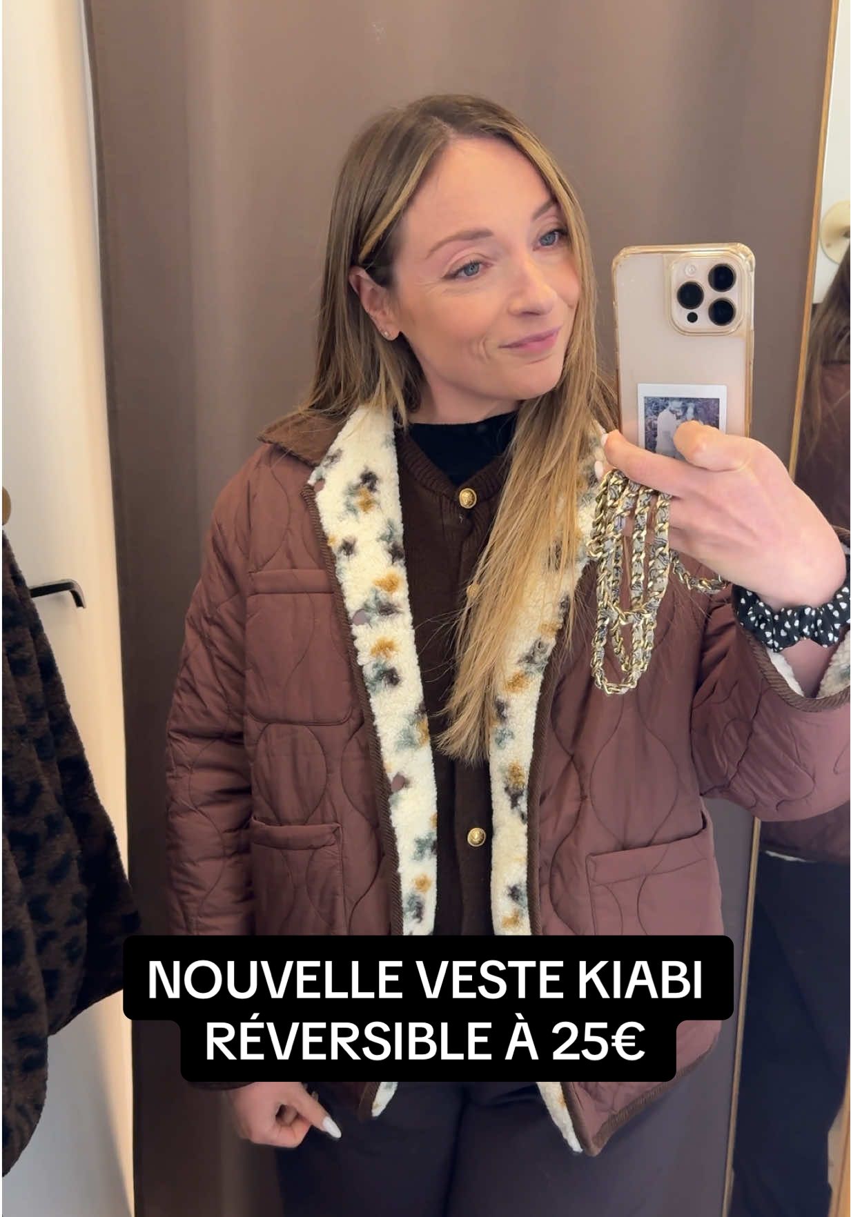 Essayage de la nouvelle veste @Kiabi réversible à 25€ que l'on voit partout en ce moment  #fashion #kiabi 
