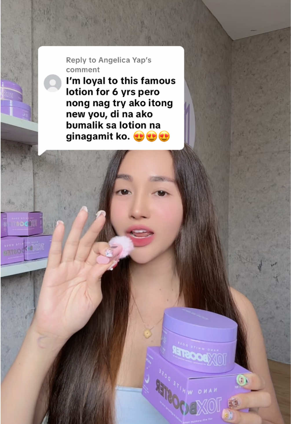 Replying to @Angelica Yap NANO WHITE DOSE 10x BOOSTER truly raised the standard for skin whitening 💜✨ Real innovation, real results — not just tone-up, but long-term whitening you can see and feel! 💅🏻 Hindi ito basta lotion, tone up cream lang - lakas maka-gluta drip results sa skin! 💜✨🙌 Made in Vietnam 🇻🇳  proven & tested whitening cream lotion na mabilis mag-deliver ng results.   From maitim → healthy white/light glass-skin smooth Basta consistent at hiyang ka, legit puputi ka! 💜✨💅🙌  #nanowhitedose10xbooster #newyouskin #whiteningcream #effectivewhitening #skincare 