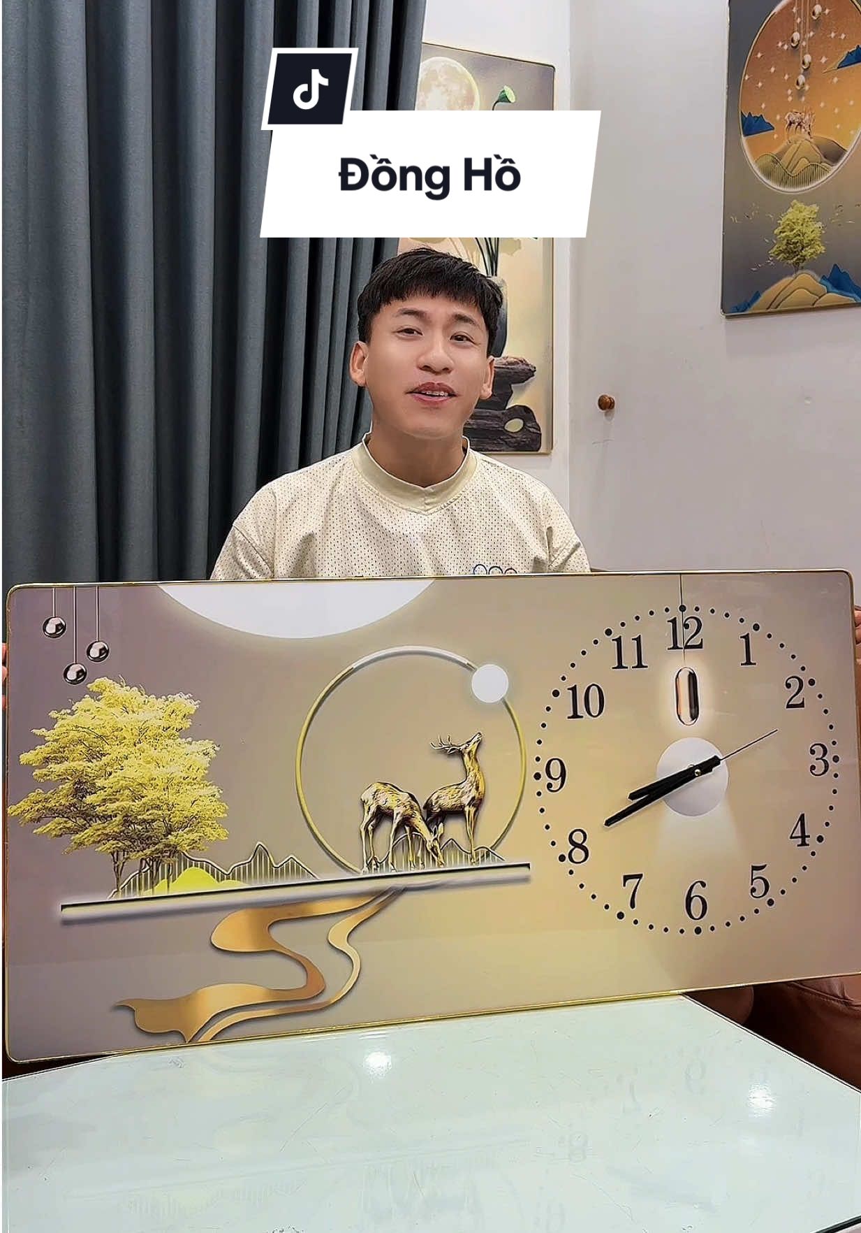Đồng Hồ Tráng Gương Treo Tường #haohomhinh #donghotrangguong 