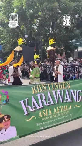 Karawang di goyang 🤩 Hatur nuhun Bandung 💙 #asiaafricafestival2025 #fy #beranda #smillingwestjava #pesonaindonesia 