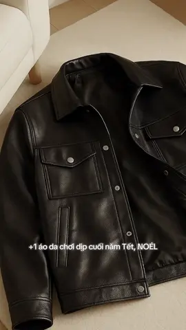 Áo da PU chơi dịp cuối năm Tết Noel đây #thoitrang #fashion #myoutfit 