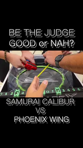 Be the Judge GOODS or NAH? What an epic comeback by PHOENIX WING vs SAMURAI CALIBUR what do you think 🤔 #beybladex #Beyblade #Bcu @Beyblade Community UAE - BCU 