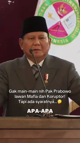 GAK AKAN TAKUT! Ketegasan Pak Prabowo untuk melawan para koruptor gak main-main…. Sebesar itu loh nyali Presiden kita.. 🤩🤩 #prabowo #prabowosubianto #presiden #indonesia #prabowogemoy 