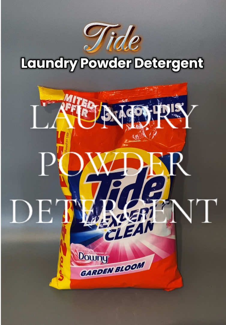 Tagos-linis, bango all day! 🌸✨ With Tide x Downy Garden Bloom, your clothes stay fresh and amoy-linis kahit tag-ulan! 💧🧺 #TidePerfectClean #tidelaundrydetergent #LaundryHack #laundrydetergent #tidepowder 