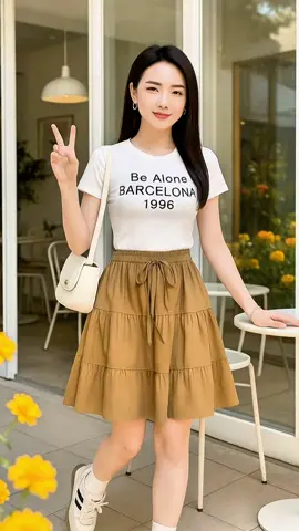 Quần giả váy #xuhuongtiktok #thoitrangnu #thoitrangtrunnien #dotrungnien 