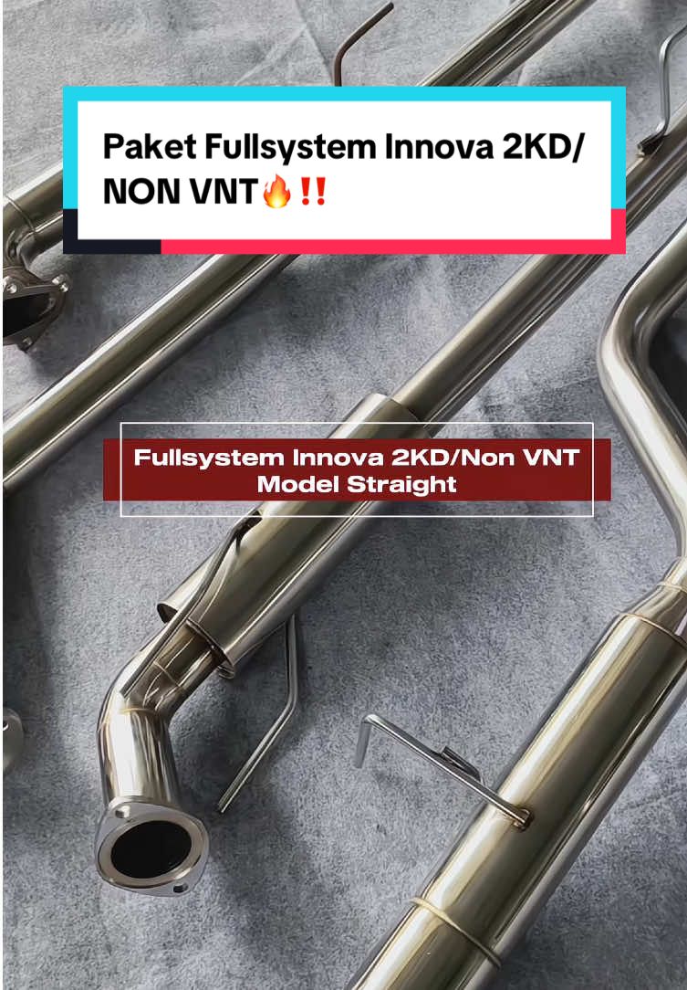 KNALPOT FULLSYSTEM INNOVA 2KD/NON VNT * HIGHT QUALITY * PNP * STAINLESS STELL . . . . ———————————————————————— #fyp #fyppppppppppppppppppppppp #trending #viral #barokahexhaust 