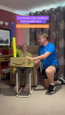 These 5 activities always get residents smiling, moving and joining in 🤪 #fyp #carehome #activities #game #happylife 