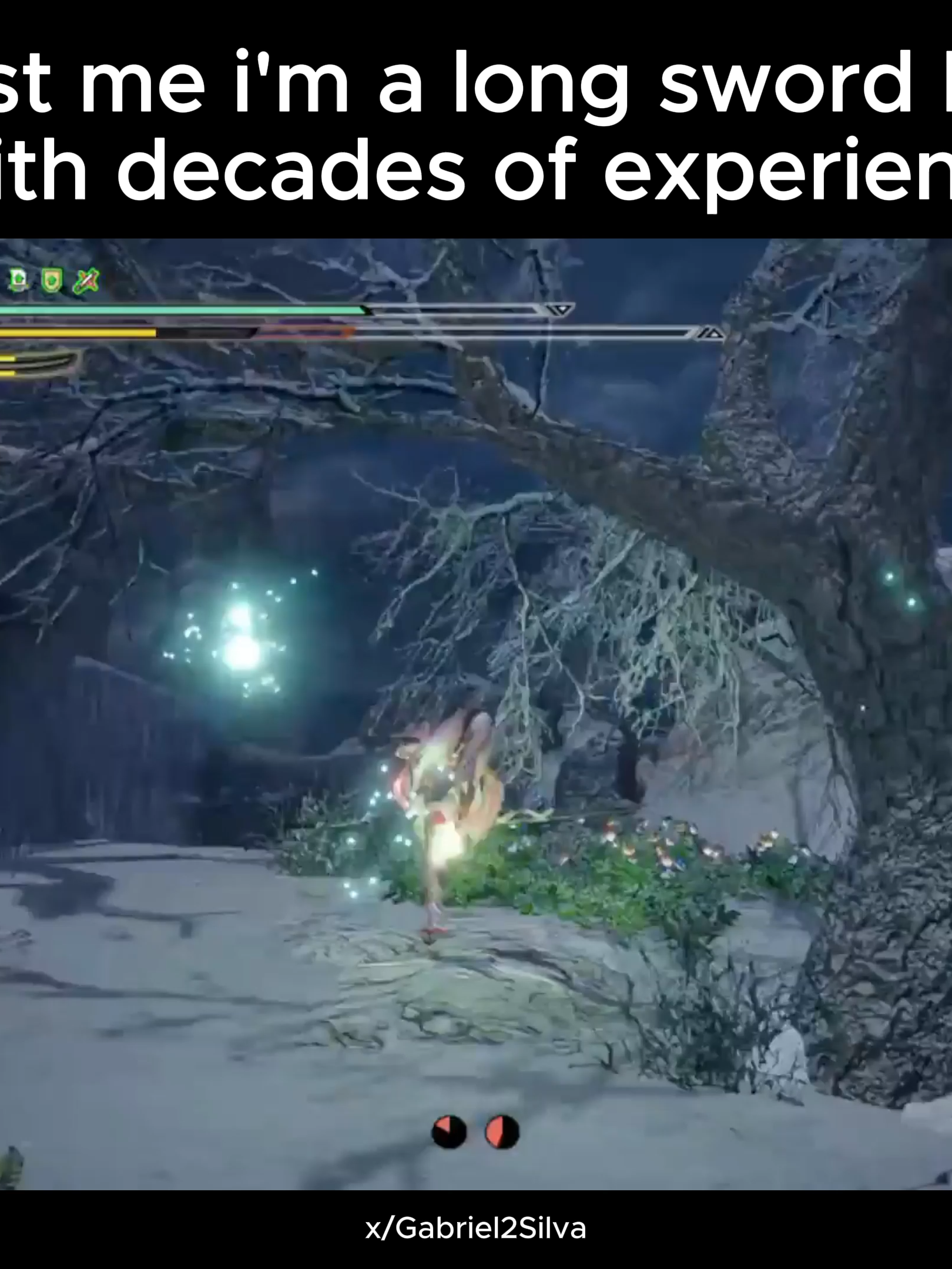 Trust me i'm a long sword PhD with decades of experience #MHWilds #MonsterHunterWilds #monsterhunterrisesunbreak #monsterhunterworldiceborne #mhstories #mhw #monsterhunteroutlanders #MHGU #MonsterHunter #mhrise