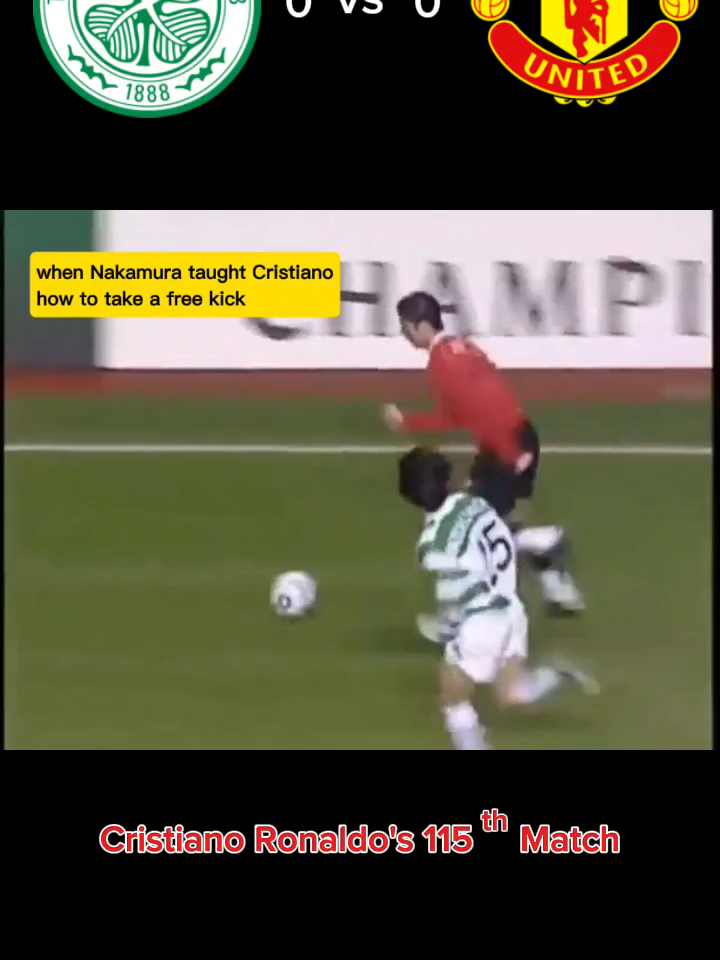 November 21st, 2006 — the night when Celtic Park became electric. It was Cristiano Ronaldo’s 115th official match as a professional footballer, a UEFA Champions League clash between Celtic vs Manchester United, remembered not only for the result but for the atmosphere that defined it. The game ended 1–0, with a stunning Shunsuke Nakamura free kick in the 81st minute that sent the Celtic fans into absolute ecstasy. This was one of those iconic Celtic moments, where chant culture, passion, and historic victories came together in a single breathtaking strike — Nakamura’s goal vs Manchester United remains a timeless football memory. But for Cristiano Ronaldo, this match was another step in his legendary evolution. Although there was no Cristiano Ronaldo Goal that night, his skills, pace, and fearless attitude stood out as always. The Clips of Ronaldo from this game show dazzling dribbles, bold runs, and unstoppable energy that kept defenders guessing. You could feel the intensity — every touch, every movement screamed determination. This was part of the journey leading to his peak, the same player who would later represent Portugal at World Cup 2026, inspiring millions. This football content captures the Unforgettable Moments of Cristiano Ronaldo, part of a Montage of Ronaldo celebrating goals and skills, and the Manchester United best moments that shaped football history. While Celtic enjoyed a victory celebration, Manchester United’s resilience and Ronaldo’s spirit were evident — no frustration, only hunger to improve. It’s one of those emotional Ronaldo moments, where defeat builds character. As we look back at these memorable events, we also unveil the real Cristiano Ronaldo — not just a public figure, but a relentless competitor. His journey invites status verification inquiry, even health condition query by fans curious how he maintains his elite form. Ronaldo actually proves that greatness is built through both wins and losses. Experience the magic of Cristiano Ronaldo’s legendary moments through these historic clips — from ronaldo dribbles and ronaldo celebrations to the manchester United moments compilation that remind us why he’s one of football’s greatest icons. This match against Celtic, featuring Shunsuke Nakamura’s real-life brilliance and Ronaldo’s unstoppable presence, is truly one of football’s unforgettable chapters. #football#interview#viral #sports #fyp #cristianoronaldo #footballskills #cr7#goal#celtic#celticfc#manunited#manchesterunited#bestmoments#mufc#nakamura#shunsukenakamura#nakamurafreekick #shunsukenakamurafreekick #shunsukenakamuravsmanunited#shunsukenakamuragoal#nakamuravsmanunited