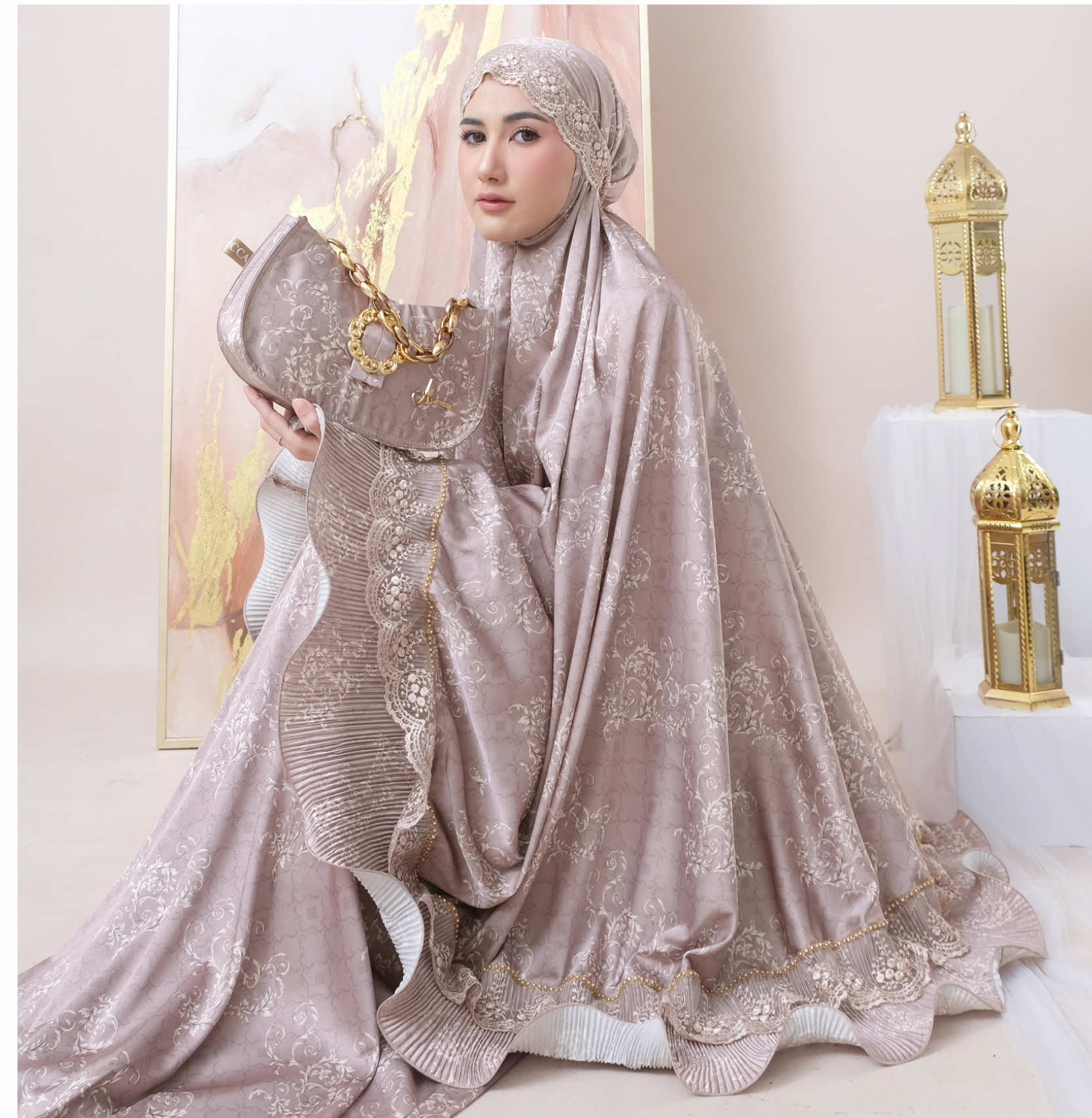 New Arrival NAHWA Series by ALMECCA  #mukena #mukenadewasa #mukenatravel #mukenapremium #mukenaalmecca                       