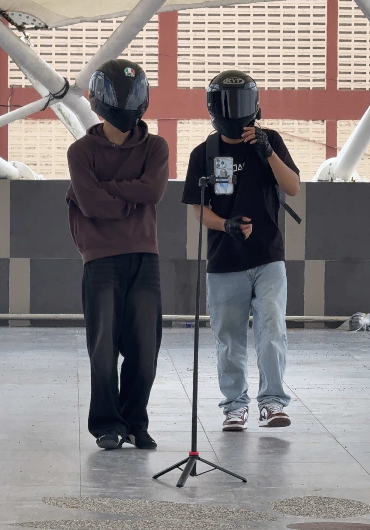 Thank you @encikmacho datang support and stay sampai habisss 😚🩵🖤😎 @Haque  #haque #haq #encikmacho #bikers 