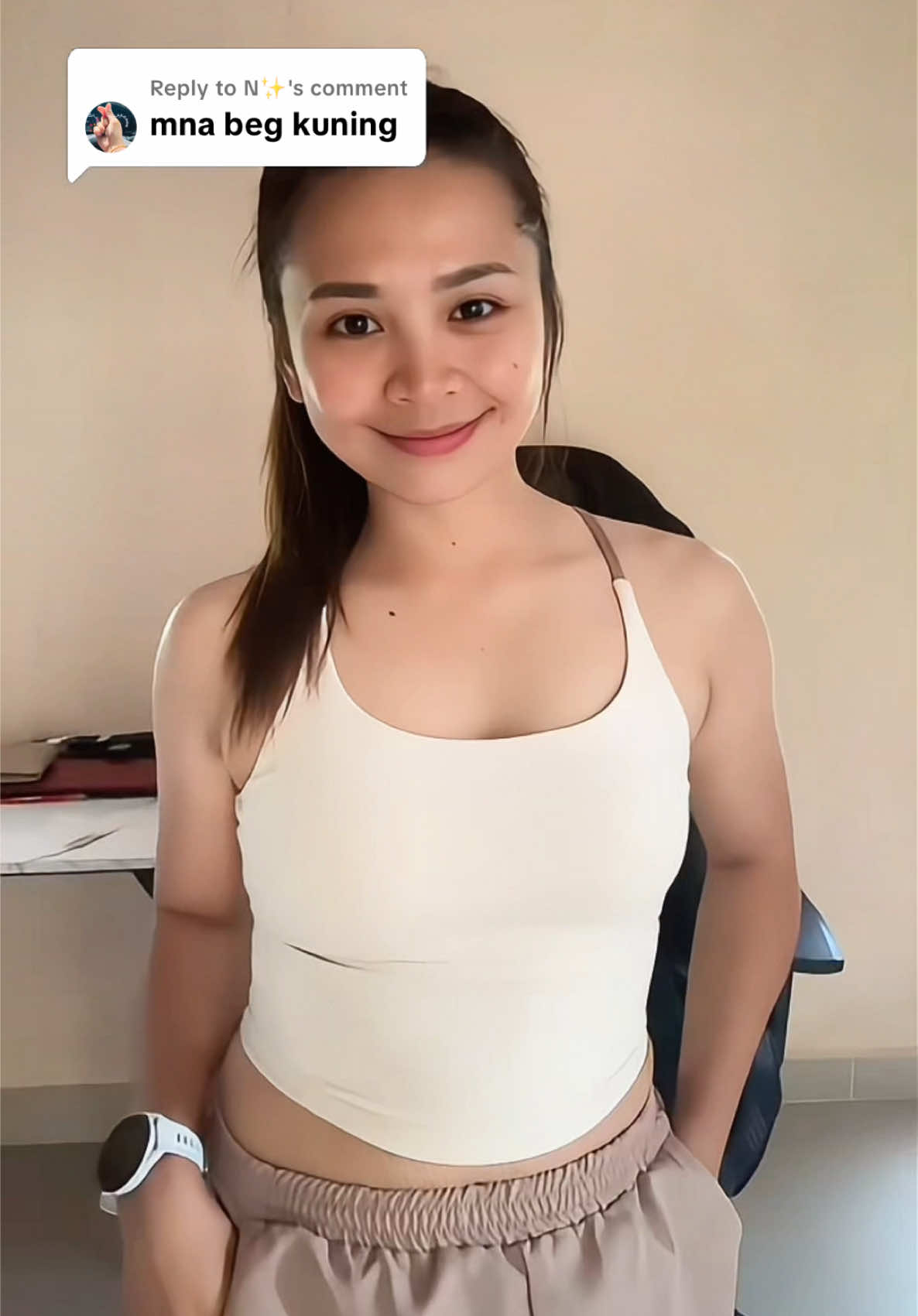 Replying to @N✨ beg kuning ada situu🥹 cepat klik sebelum warna favourite hilang🫣  #ShrilanSportBra, #ActivewearMalaysia #fypmalaysia #TikTokMadeMeBuyIt 