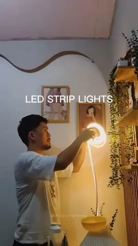 LED STRIP LIGHTS na lakas maka shala sa kwarto! 🌟✨🫰🏻 #ledstriplights #striplights #roomdecor #roomlights #aestheticlights 