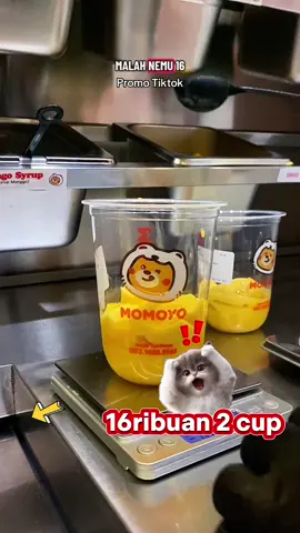16 ribuan 2 cup puding sundae pakai voucher tiktok di momoyo klik tag lokasi dibawah klik beli klik bayar tukar vouchernya buruaaannn #meagomealdeal #promomakangajian #promoseruweekend #promotiktok #momoyo 