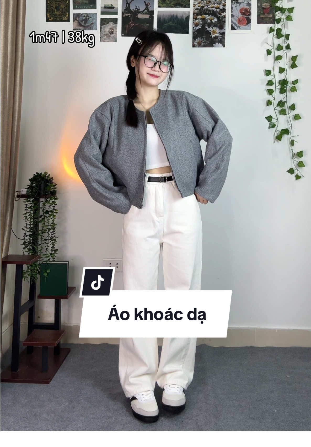 Bác nào người to hơn mặc xinh hơn nha, tui nhỏ nên áo hơi rộng chút #betrangm47 #nangnammacgi #outfitideas #kimeehouse 