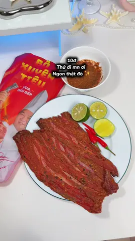 Bò Xuyên tiêu của Chef Hải ngon thiệt nha . Nhâm nhi cùng ky🍺 là nb1 #boxuyentieu #boxuyentieuchefhai #bokho #ancungtiktok #xuhuong 