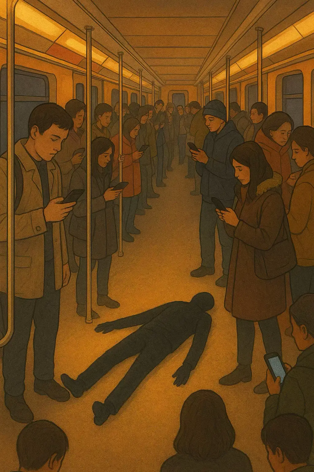 ვაგონში ადამიანი გარდაიცვალა და მეტრო გაჩერდა. ირგვლივ კი ყველა უკმაყოფილებას გამოხატავდა. “ერთი მგზავრის გამო ვაგონი გაჩერდა”? “ერთი კაცის გამო ამდენი ხალხი”? “კაცი მოკვდა და ჩვენ ვდგავართ მისი გამო, ამდენი ხანი”? საბედნიეროდ, ამდენ ხალხში აღმოჩნდა მხოლოდ ერთი ადამიანი, რომელმაც თქვა: „კაცი მოვკდა, აღარაა, და მერე რა, თუ მოგვიწია გაჩერება?“ ჩვენ დავკარგეთ ადამიანობა, ჩბენთვის ყველაზე ღირებული დავკარგეთ ქართველობა.  სიკვდილიც კი გაუბრალოვდა ჩვენს ქვეყანაში. ჩვენი ყველას ბრალია ეს რეალობა ადამიანების ,მაგრამ ამ სიტყვამაც დაკარგა ფასი.  #foryou #global #სიკვდილი #ადამიანი 