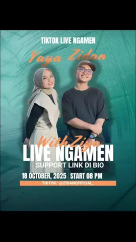 Yang di tunggu2 setiap malam Minggu akhirnya live ngamen bareng ziya lagi 🥰🥰  #zinidinzidan  #yayanadila  #ziyalovers  #ziyaloversofficial 