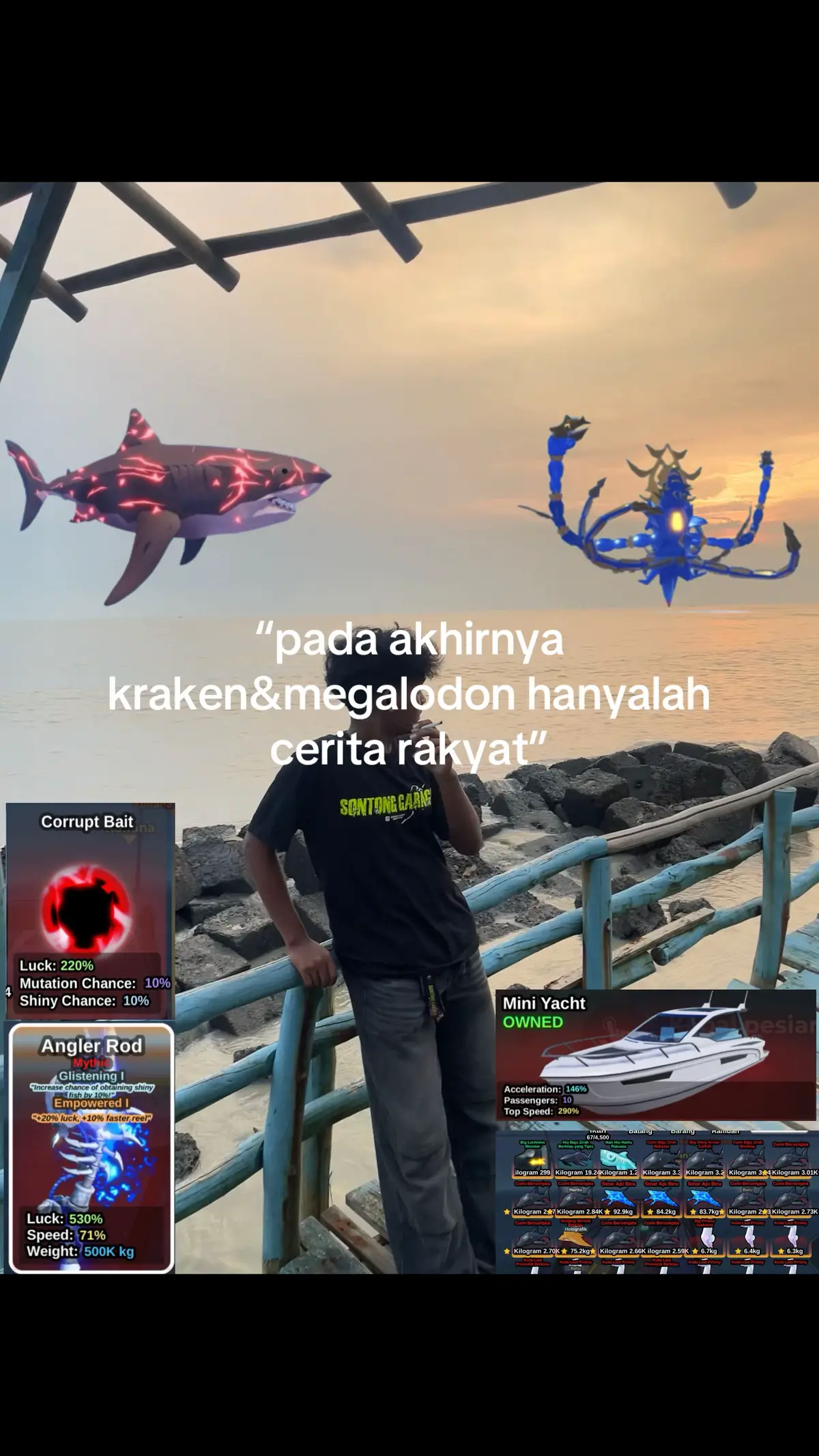 cape ngekost mulu kaga mau naik #talonbaikbanget #talonkikir😡😡😡 #fishitroblox #foryou 