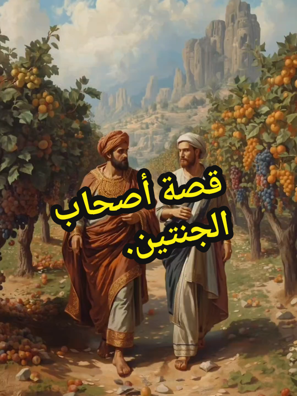 قصة أصحاب الجنتين. #قصص_دينية #الشعب_الصيني_ماله_حل #تيك_توك_ديني #موعظة 