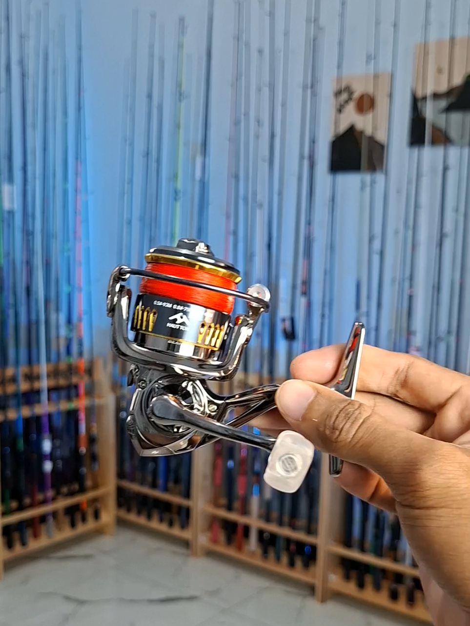 Reel Pancing mini ukuran 800 dari Hauton tarika bosku buruan cek keranjang kuning #reelpancingberkualitas #setpancing #rellpancing #rellpancingmurah #joranpancingmurah 