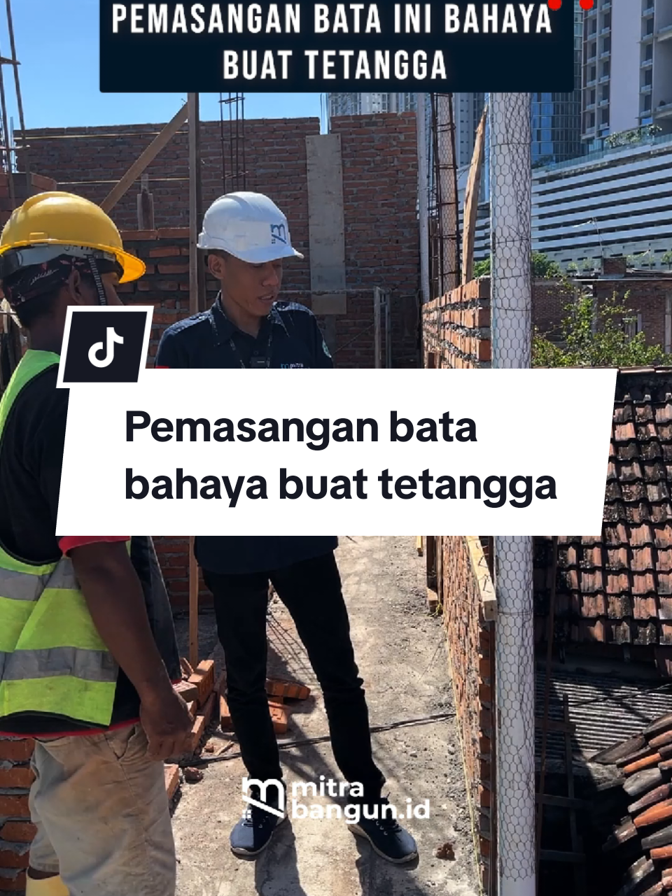 Harus cerewet demi keselamatan kerja, setuju ngga nih? #arsitektur #desainrumah #bangunrumah #rumahidaman #rumahminimalis 