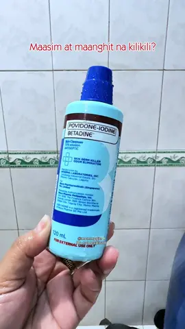 Eto lang talaga nakatanggal ng baho ng kilikili ko legit. #betadineskincleanser #betadine #bodyodor #underarmodorcontrol #mabahongkilikili 