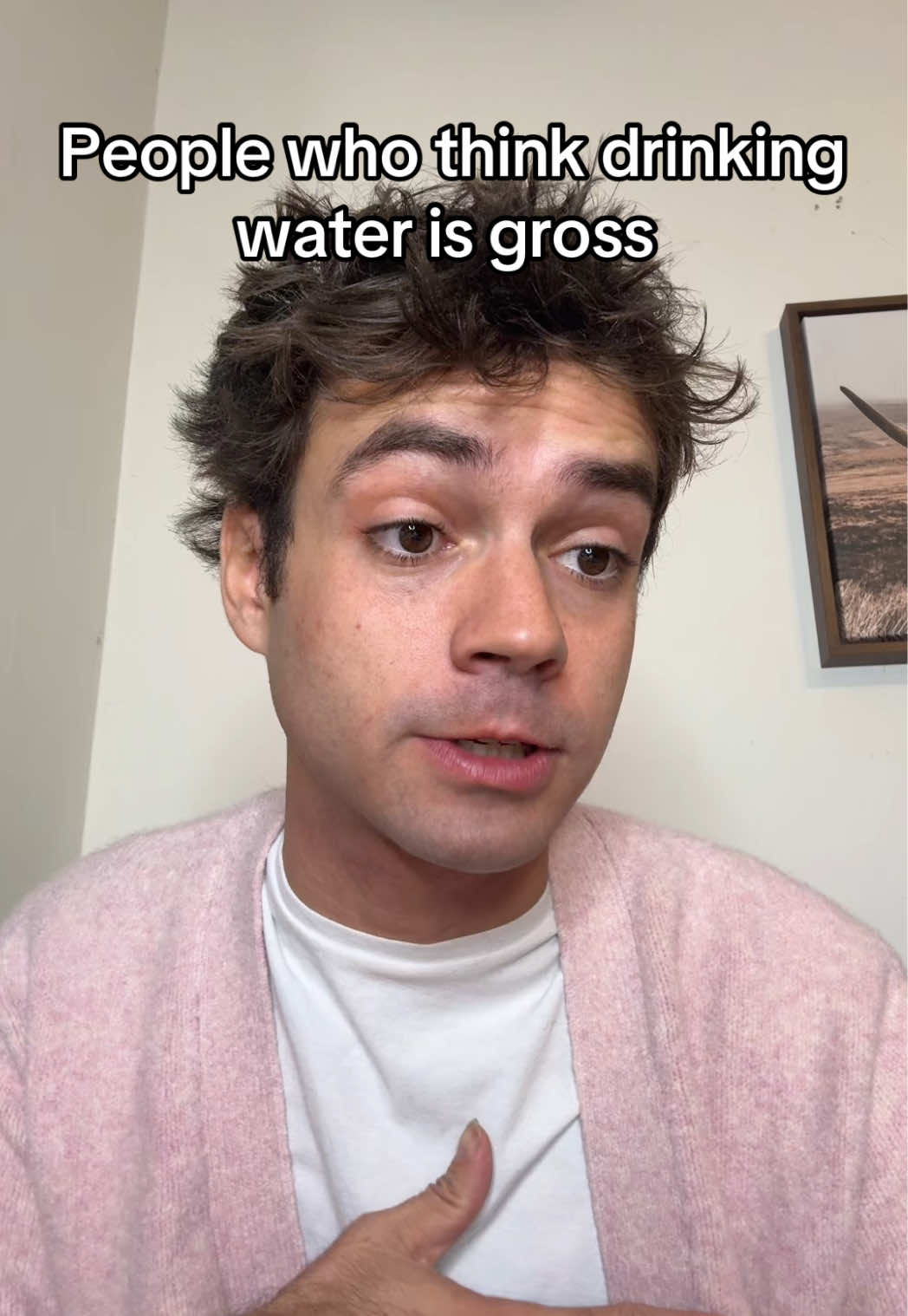 Just drink it #water #cringe #fypシ 