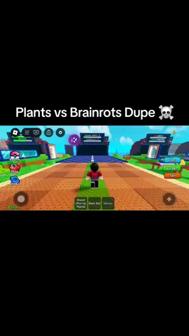 Plants vs Brainrots Dupe ☠️  #fyp #xyzbca #viral #deltaexecutor #pvb 