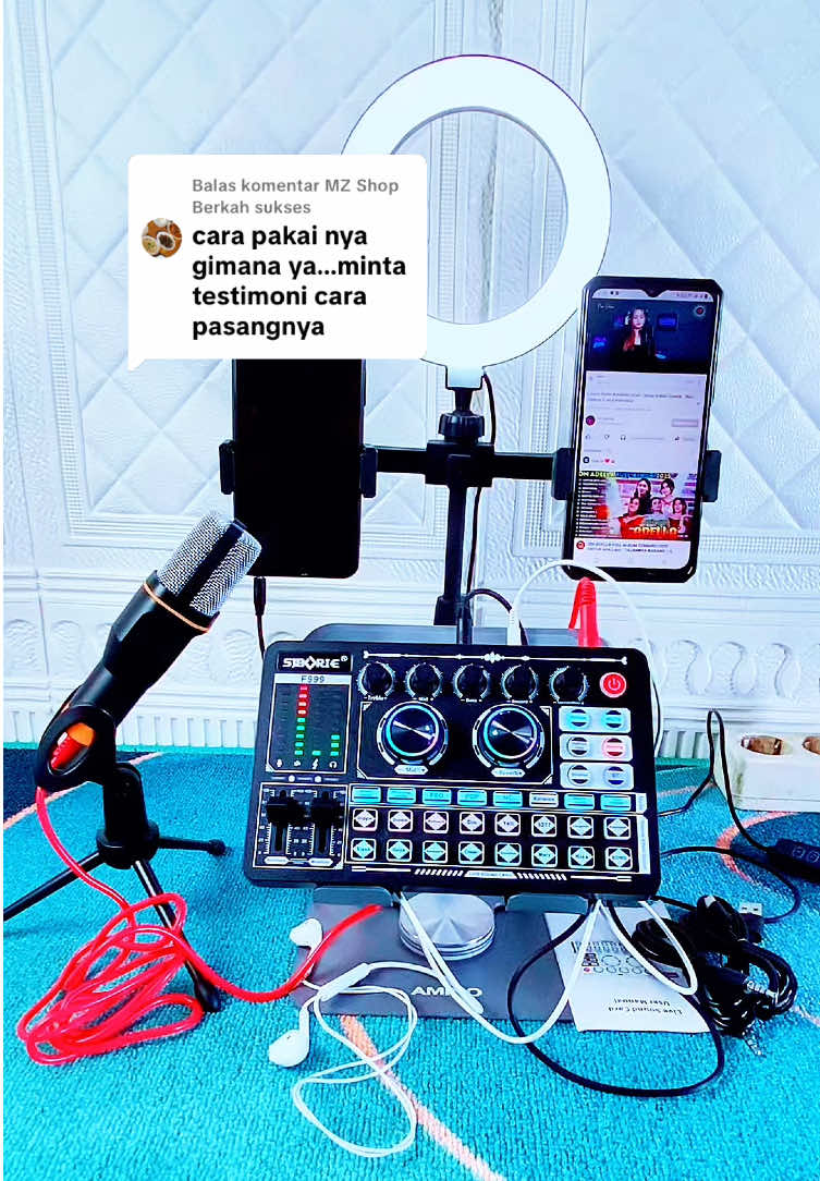 Membalas @MZ Shop Berkah sukses cara pakai soundcard f999 untuk komal sambil karaoke an di tiktok 