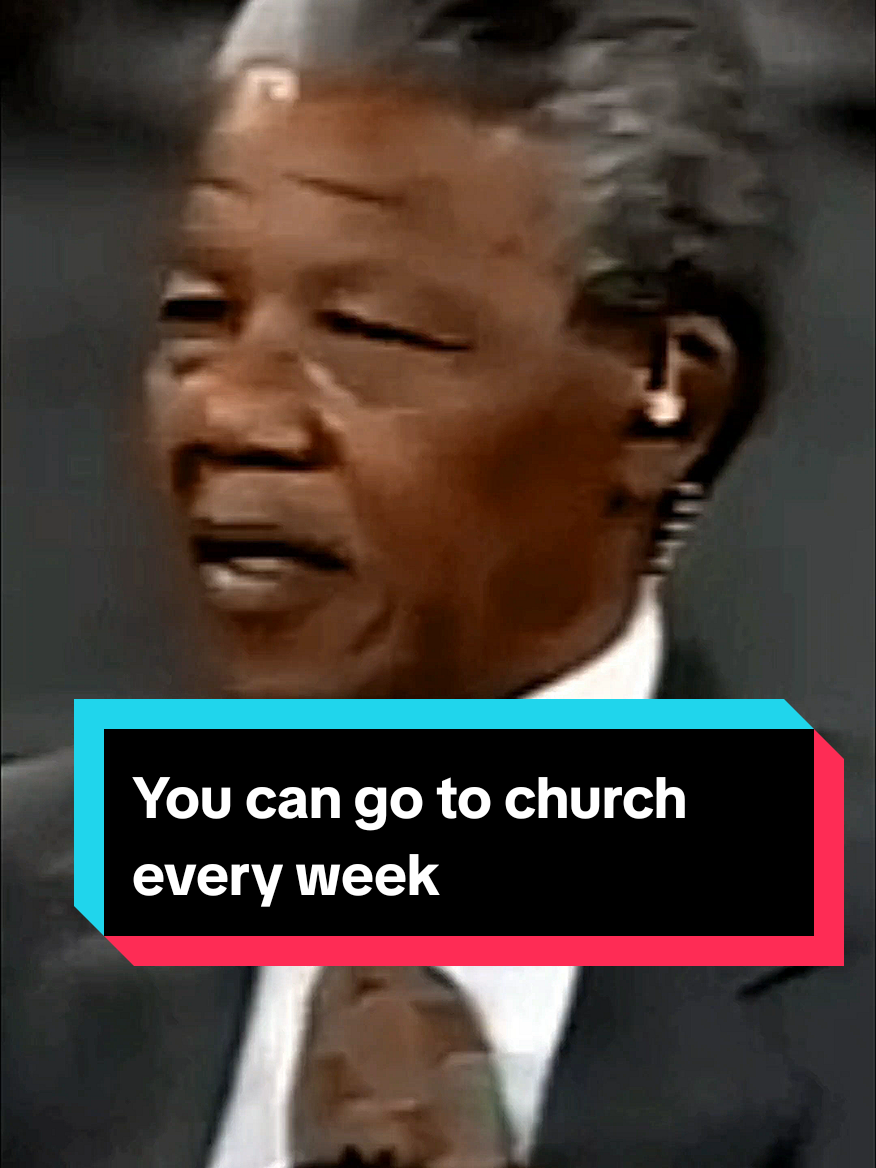 You can go to church every week. Also watch: 
