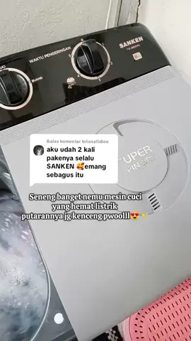 Membalas @brianafidien Mesin cuci sanken 8kg dua tabung garansi resmi 5 Tahun kualitas bagus 😍  #sanken #mesincuci #fyp #fyppppppppppppppppppppppp #irt 