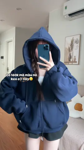 Áo khoác hoodie mũ to 138k #aoni #aokhoac 