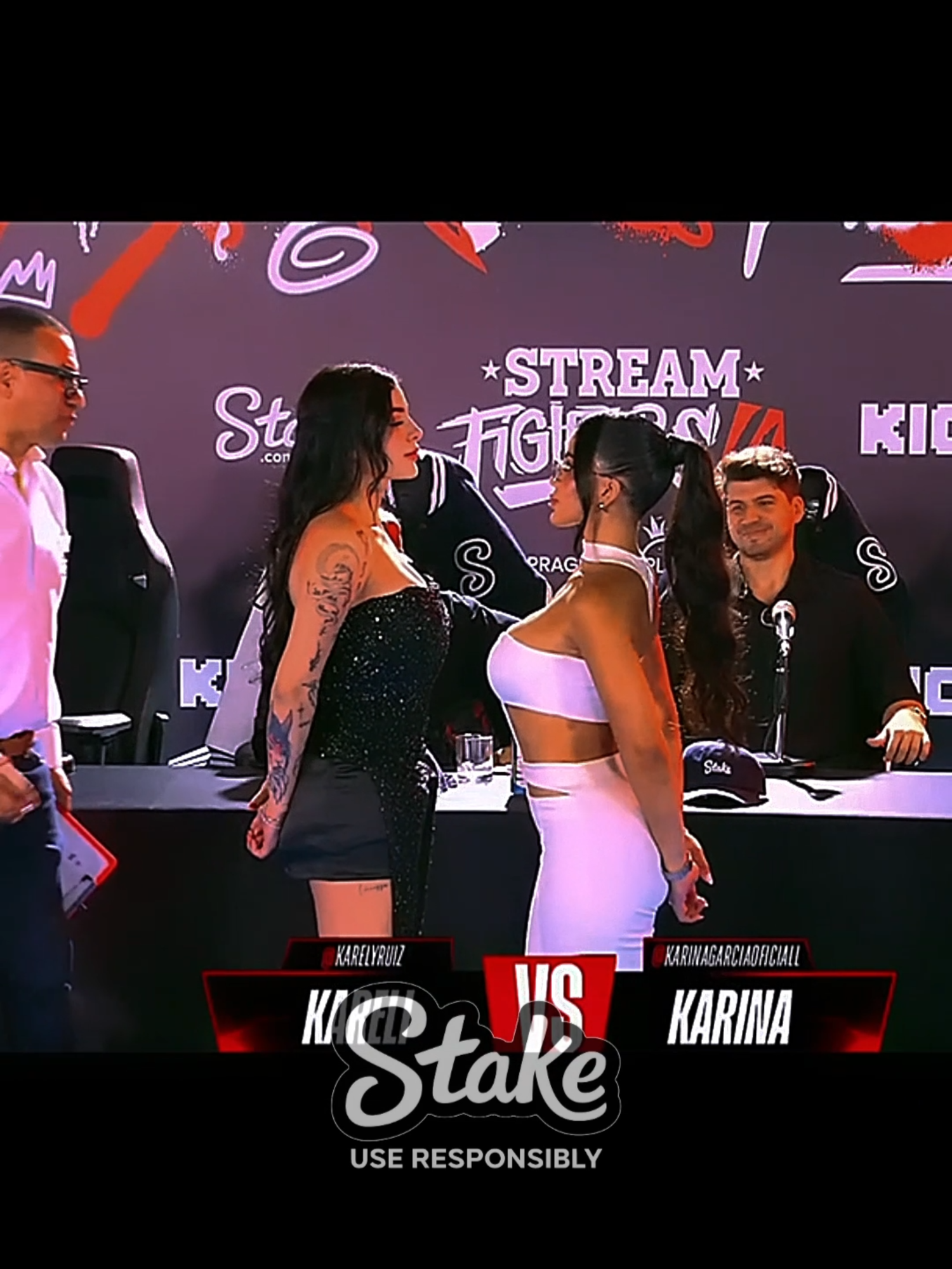 Cara a Cara de stream fighters 4 #westcol #westcolclips #karina #karelyruiz #milica #lavaldiri #streamfighters #boxeo #colombia #colombia🇨🇴 #bogota #medellin #cali #barranquilla #streamer #clips #futbol #mundiales #mexico🇲🇽 #paraguay #argentina #peru #buenosaires