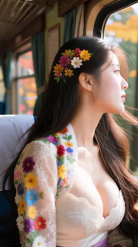 Her smile feels like it came from another century. #hanbok #CinematicAI #koreangirl #kbeauty #VisualPoetry