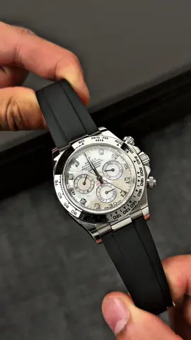 Daytona 4130 Mặt Khảm Trai Chế Tác Cọc Số Moissnite HongKong tuyển chọn  #luxury #luxurylifestyle #donghodep #donghochetac #luxurylife 